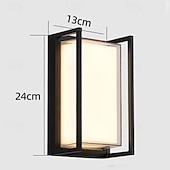 economico applique da esterno-Lampada da parete a LED impermeabile per esterni in lega di alluminio e vari stili di lampada da parete moderna per cortili di ville