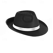 billige Partyhatter-Hatter Ull / Acryl Fedora Bryllup Avslappet Årgang Med Ren Farge Hodeplagg Hodeplagg