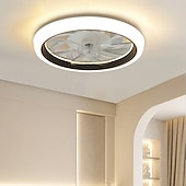 cheap Ceiling Fan Lights-Led Ultra-Thin Ceiling Lamps Fan With Light Modern Living Room Lights Bedroom Lamp With Remote Control