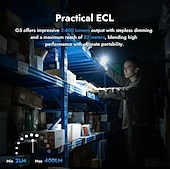 זול פנסים-פנס EDC נטען G5, פנס מיני עם שני מקורות אור של 400 לומן ועם תאורת RGB, פנסי כיס שטוחים ניידים, פנס מחזיק מפתחות מגנטי למקרי חירום ביתיים חיצוניים