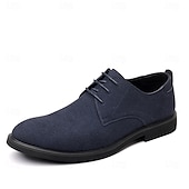 preiswerte Formell-Braune Derby-Schuhe aus hochwertigem Rindsleder für Herren mit glattem Kunstleder-Finish – klassisches Schuhwerk fürs Büro, formelle Anlässe und den Alltag
