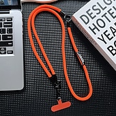 お買い得  その他のスマホケース-新しいユニセックスの携帯ストラップ、調節可能な2イン1ネックハンギングクロスボディバッグ、紛失防止ストラップ付き、屋外での持ち運びに便利