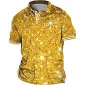 ieftine polo pentru bărbați mărimea plus-Bărbați Mărime Plus Tricou POLO Mare si inalt Scrisă Răsfrânt Imprimeu Manșon scurt Primavara vara Sport Modă Șic Stradă Designer În aer liber Stradă Topuri