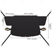 お買い得  車用サンシェード＆サンバイザー-夏用車用サンシェードと冷却カバー、ユニバーサル防塵スノーシールド断熱カーフード