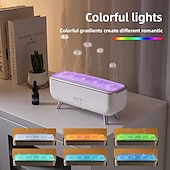 cheap Decorative Lights-1 Pc Dynamic Jellyfish Essential Oil Aromatherapy Diffuser Humidifier Sound Pickup Function Humidifier Colorful Light Remote Control Dimming Timer Function DC24V Plug