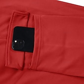 economico Pantaloni della tuta-Per uomo Pantaloni Cargo Joggers Pantaloni Pantaloni da Tuta Cargo Elastico in vita Coulisse Multi-tasche Semplice Indossabile All&#039;aperto Quotidiano Campeggio &amp; Escursionismo Moda Classico Nero Rosso