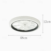 cheap Ceiling Fan Lights-Led Ultra-Thin Ceiling Lamps Fan With Light Modern Living Room Lights Bedroom Lamp With Remote Control