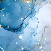 abordables Camisa de Satén para Hombre-Hombre Geométrico Mármol Arte abstracto Camisa de raso Camisa para Vestido Manga Larga Moda informal Vacaciones Festivos Verano Primavera Otoño Cuello Vuelto Impresión 3D Camisas con botones Amarillo