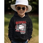 billiga Pojkens 3D Sporter &amp; Spel-Pojkar 3D Grafisk Huvtröja Långärmad Vår Höst Mode Streetwear Barn 4-12 år Huva Utomhus Ledigt Dagligen Normal