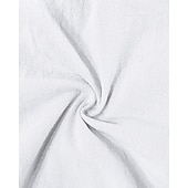 رخيصةأون عطلة-رجالي شورتات شورت من الكتان شورت صيفي شورت الشاطئ جيب مرونة الخصر رباط سهل راحة متنفس باختصار عطلة مناسب للعطلات شاطئ ستايل هاواي بوهو أسود أبيض