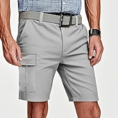 economico Classico-Per uomo Pantaloncini Tattici Pantaloncini cargo Shorts Pantaloncini Estivi Elastico in vita Multi-tasche Tasca con Patta Semplice Comodità Indossabile Lunghezza al ginocchio All&#039;aperto Sport
