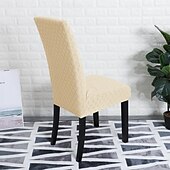cheap Chair Cover-Waterproof Dining chair Cover For Home Polar Fleece Fabric Chair Cover Stretch Slipcovers Seat Chair Covers