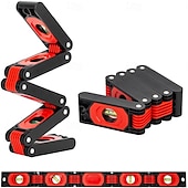 economico Strumenti di Misura-Strumento di misura multiangolo pieghevole, righello magnetico per la lavorazione del legno, misure verticali precise 45-90, compatto &amp;design salvaspazio