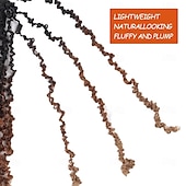 tanie Szydełkowe włosy-włosy szydełkowe yaki wstępnie zapętlone skręcane brązowe wiosenne mini włosy szydełkowe 8 cali 9 opakowań pasja twist z lokami syntetyczne przedłużki do włosów