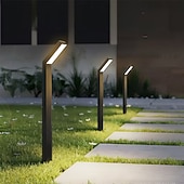 cheap Pathway Lights &amp; Lanterns-LED Solar Pathway Lights Outdoor RGB Pathway Lawn Light IP65 Waterproof Solar Lamp for Garden Walkway Path Driveway Patio Yard Decor  1PC