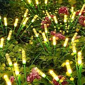 levne Zahradní osvětlení-2ks solární světluška zahradní světlo bublina rákos kymácející se trávník světlo pro terasu dvůr verandu garáž chodník sváteční krajinná dekorace