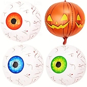 voordelige Halloween-Set van opblaasbare Halloween-oogballen in 4D, eng ontwerp, tuindecoratie in klassieke stijl, op de grond gemonteerde buitenrekwisieten, themafeestdecoraties, geen elektriciteit nodig - 22 inch