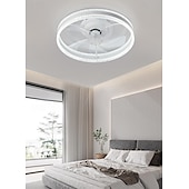 cheap Ceiling Fan Lights-Ceiling Fan with Light, Low Profile Fan, Flush Mount Ceiling Fan, Dimmable LED, App &amp; Remote Control, Quiet DC Motor, for Bedroom, Living Room