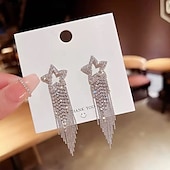 economico Orecchini-Per donna Orecchini a perno Tropicale Carte francesi Tropicale Elegante Orecchini Gioielli Argento Per Feste