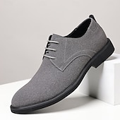 preiswerte Formell-Braune Derby-Schuhe aus hochwertigem Rindsleder für Herren mit glattem Kunstleder-Finish – klassisches Schuhwerk fürs Büro, formelle Anlässe und den Alltag