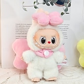 preiswerte Puppenbekleidungs- und Zubehörsets-Kleidungsset für 17cm Puppen ForLabubu Modekleidung Zubehör Outfit geeignet für 6,69 Zoll (17cm) Puppe weiche Baumwollkleidung Ersatz keine Puppe NUR Kleidung