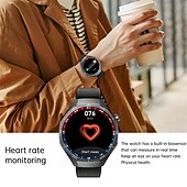 economico Smartwatch-Orologio intelligente C15Pro con schermo AMOLED HD da 1,52 pollici, tracker NFC, Bluetooth, chiamata, monitoraggio della salute