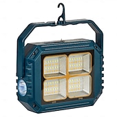 billige Lommelykter og campinglys-112LED campinglys USB oppladbar solcellelading vanntett flomlys bærbar utendørs campinglykt hjemme nødlys LED arbeidslys 1 stk