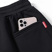 ieftine Pantalonii-Bărbați Παντελόνι πεζοπορίας Palton de iarnă Pantaloni din lână Pantaloni termici Iarnă Toamnă În aer liber Fit regulat Cald Pantaloni Buzunar Talie elastică Gri Închis Negru Camping / Drumeții