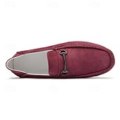 abordables Chaussures sans lacets &amp; mocassins-Mocassins en daim beige pour hommes avec boucle, légers et flexibles, parfaits pour une tenue de bureau décontractée, des soirées sociales et des journées de détente