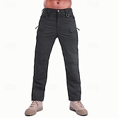 billiga Botten-Herr Vandringsbyxor vandringsbyxor Utomhus Normal Vattentät Vindtät Snabb tork Lättvikt Byxa Ficka Elastisk midja Svart Gul Camping / vandring Golf Löpning M L XL XXL XXXL