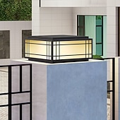 お買い得  ポストライト-屋外ポストライト器具 モダンな庭の入り口 屋外柱ライト 金属製ハウジング パティオ柱ライト 110-240V 5W