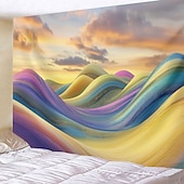 cheap Landscape Tapestry-Landscape Mountain Hanging Tapestry Wall Art Large Tapestry Mural Decor Photograph Backdrop Blanket Curtain Home Bedroom Living Room Decoration