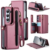 economico Cover Samsung-telefono Custodia Per Samsung Galaxy Z Fold 6 Custodia a Flip Cavalletto Resistente agli urti TPU Pelle PU