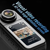 cheap Camera &amp; Photo-1080P HD Mini Pocket Action Camera Wifi 180 Rotatable Lens Portable Outdoor Sports Action Cam with 1.47 IPS Screen Magnetic TF