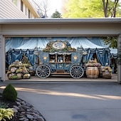 billige Garasje- og dørbanner-Oktoberfest utendørs garasjeportdeksel banner vakker stor bakteppedekorasjon for utendørs garasjeport hjem veggdekorasjoner arrangement fest parade