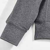 baratos camisolas de lã-Homens Moletom Moletom com capuz Moletom de lã Vermelho Vinho Preto Cáqui Cinza Claro Cinzento Escuro Com Capuz Tecido Bolso frontal Desportos e Ar livre Casual Diário Roupa de rua Legal Roupa de