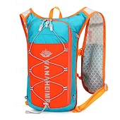 cheap Running Vest-Running Vest Water Pack Hydration Vest Sun Sleeves Reflective Waterproof Quick Dry Polyester for Marathon Hiking Jogging