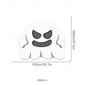 cheap Halloween Outdoor Decor-Halloween Trunk Treat Car Banner Car Decoration,Ghost Halloween Decorations Halloween Fabric Car Decoration Halloween Car Trunk Decoration Ghost Pumpkin Wall Covering