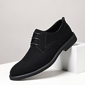 preiswerte Formell-Braune Derby-Schuhe aus hochwertigem Rindsleder für Herren mit glattem Kunstleder-Finish – klassisches Schuhwerk fürs Büro, formelle Anlässe und den Alltag