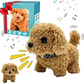 cheap Stuffed Animals-Robot Dog My Realistic Robot PuppyInteractive Puppy Toy That WalksBarksWags TailPlush Pet Dog For Kids &amp; AdultsRealistic Robotic Dog Toy Gift That Acts Like A Real Puppy