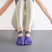 olcso Jóga zokni-Női Padlózoknik Öt lábujj Anti-Friction izzadságelnyelő Csúszásgátló mert Pilates Tánc Fitnesz