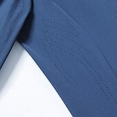 preiswerte Wasserdichte Jacken-Herren Outdoorjacke Wanderjacke Regenmantel Außen Sonnenschutz Wanderoutfits Wanderbekleidung Frühling Herbst Oberteil Camping / Wandern / Höhlenforschung Laufen Dunkelgrau Schwarz Blau