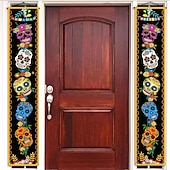 economico arazzi da parete di halloween-Bandiera a forma di ventaglio di Halloween, bandiera da esterno, per Halloween, per recinzione da cortile, da appendere, bandiera con zucca spettrale, decorazione da tavolo, decorazione autunnale per la stanza, decorazione estetica per feste di compleanno