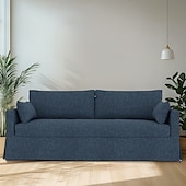 preiswerte Sofabezug-Sofabezug passend für Hyltarp-Sofa, einfarbig, gesteppte Polyester-Schonbezüge