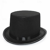 economico Accessori e altro-Cappello da mago, oggetti di scena magici, cappello Lincoln, cilindro più alto di 16 cm, cilindro da gentiluomo, cappello da ballo