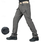 preiswerte Unterteile-Herren Cargohosen Wanderhosen Regenhose zum Wandern Außen Normale Passform Wasserdicht Winddicht Schnelltrocknend Leicht Hosen Tasche Elastischer Bund Schwarz Armeegrün Camping / Wandern Golfspiel