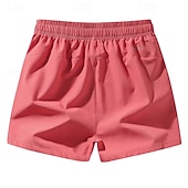 رخيصةأون شورت جري-رجالي شورت للجري جيب حزام مطاط قيعان الجمنازيوم ملابس الرياضة اكتشف - حل الصيف سريع جاف متنفس ركض يوغا عادي ملابس رياضية ألبسة رياضية لون سادة أزرق أحمر أخضر