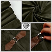 abordables Capas &amp; Capa-Medieval Traje de sudaderas con capucha Normal Moda Sin Cuello Adultos Adulto Capa Todas las Temporadas
