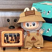 cheap Dolls Accessories-Clothes for 17cm Doll (No Doll) 17cm Doll Outfits Set with Accessaries Stylish Dress-Up Set for La Boo-Boo