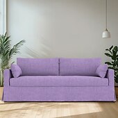 preiswerte Sofabezug-Sofabezug passend für Hyltarp-Sofa, einfarbig, gesteppte Polyester-Schonbezüge